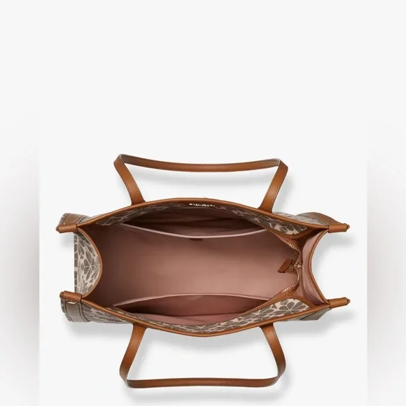 * SOLD * Kate Spade Flower Jacquard Market Medium Tote - Picture 5 of 8